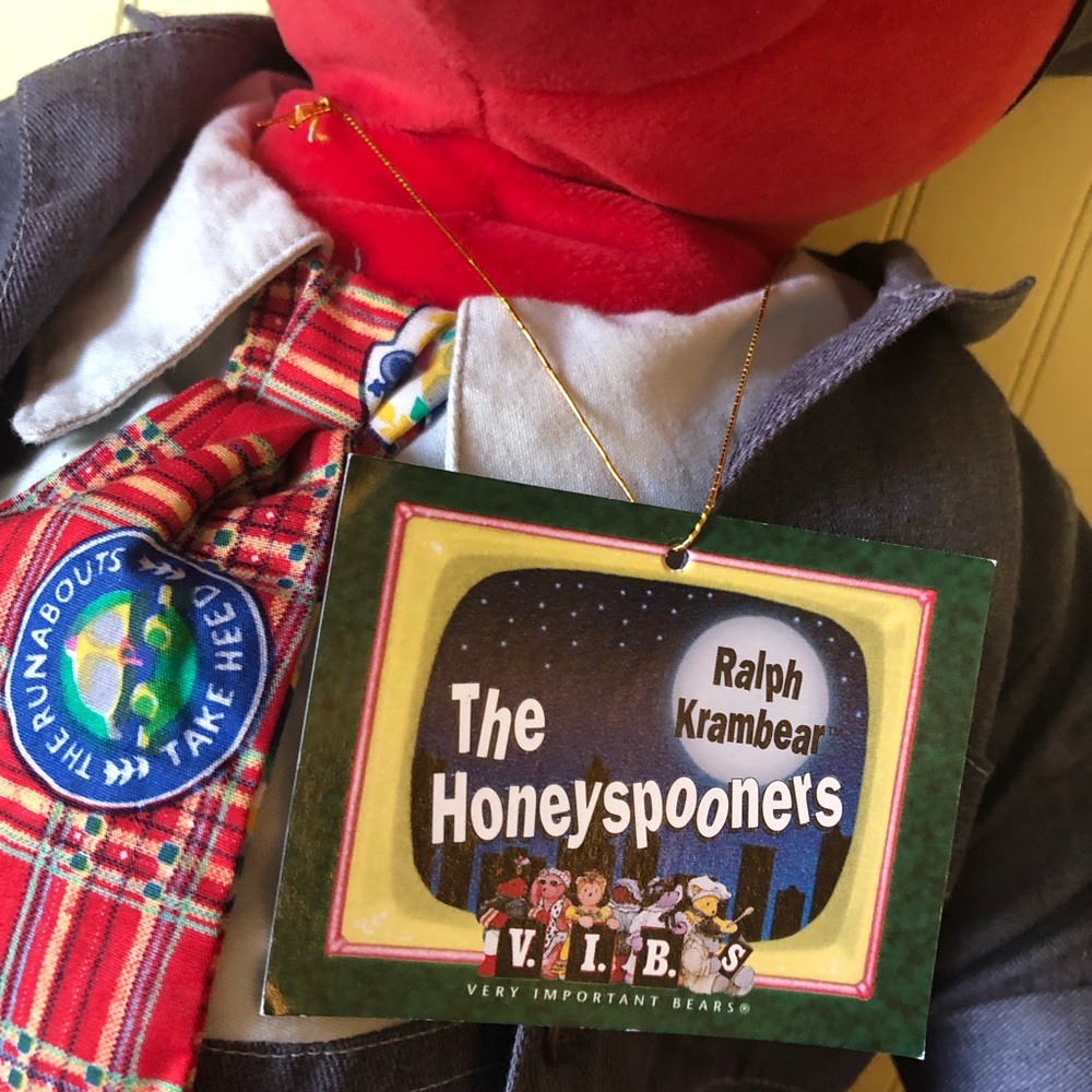 Vintage 1993 Collectible Honeyspooners Ralph Krambear VIB North American Bear Co - Picture 4 of 7
